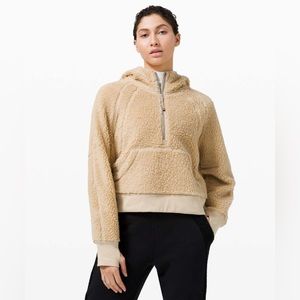 lululemon scuba oversized 1/2 zip in trench size XS/S